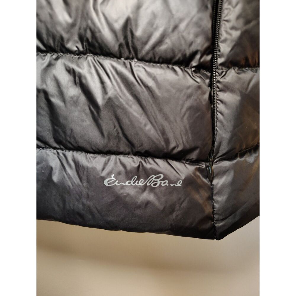 Eddie Bauer EB650 Down Puffer Vest Women’s M Black Quilted Gorpcore Vest - Picture 7 of 8